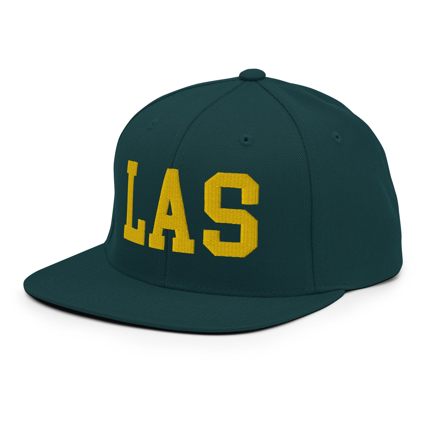 College-Style Classic Snapback Hat • Gold • LAS Las Vegas • YHM Designs - Image 16