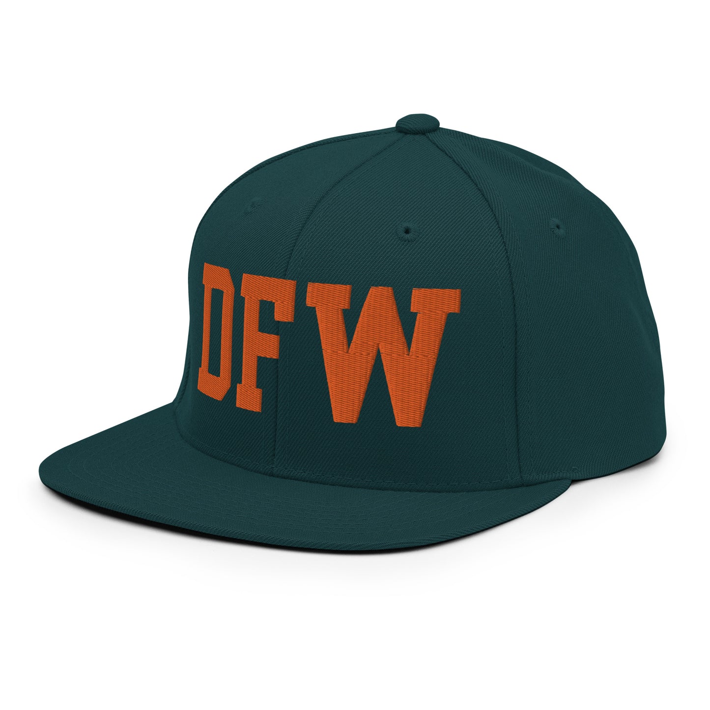 College-Style Classic Snapback Hat • Orange • DFW Dallas • YHM Designs - Image 25