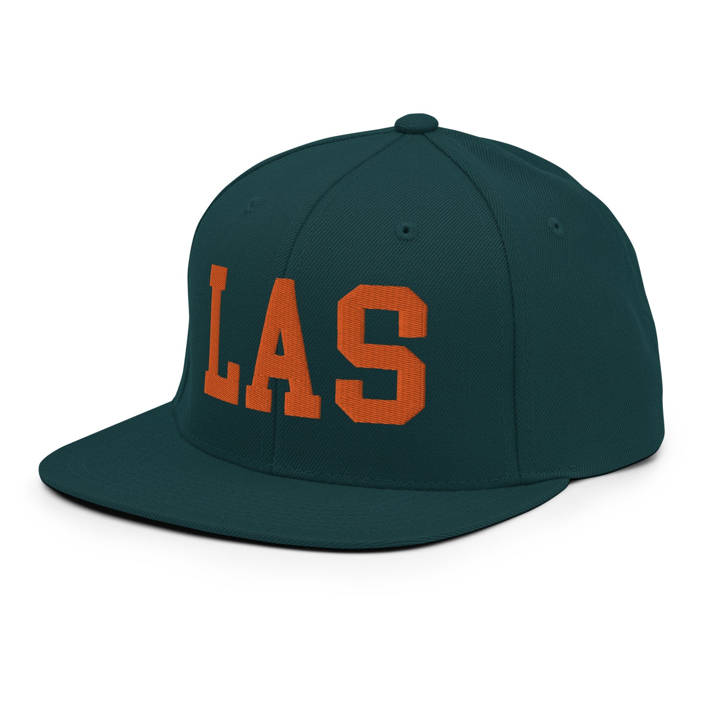 College-Style Classic Snapback Hat • Orange • LAS Las Vegas • YHM Designs - Image 25