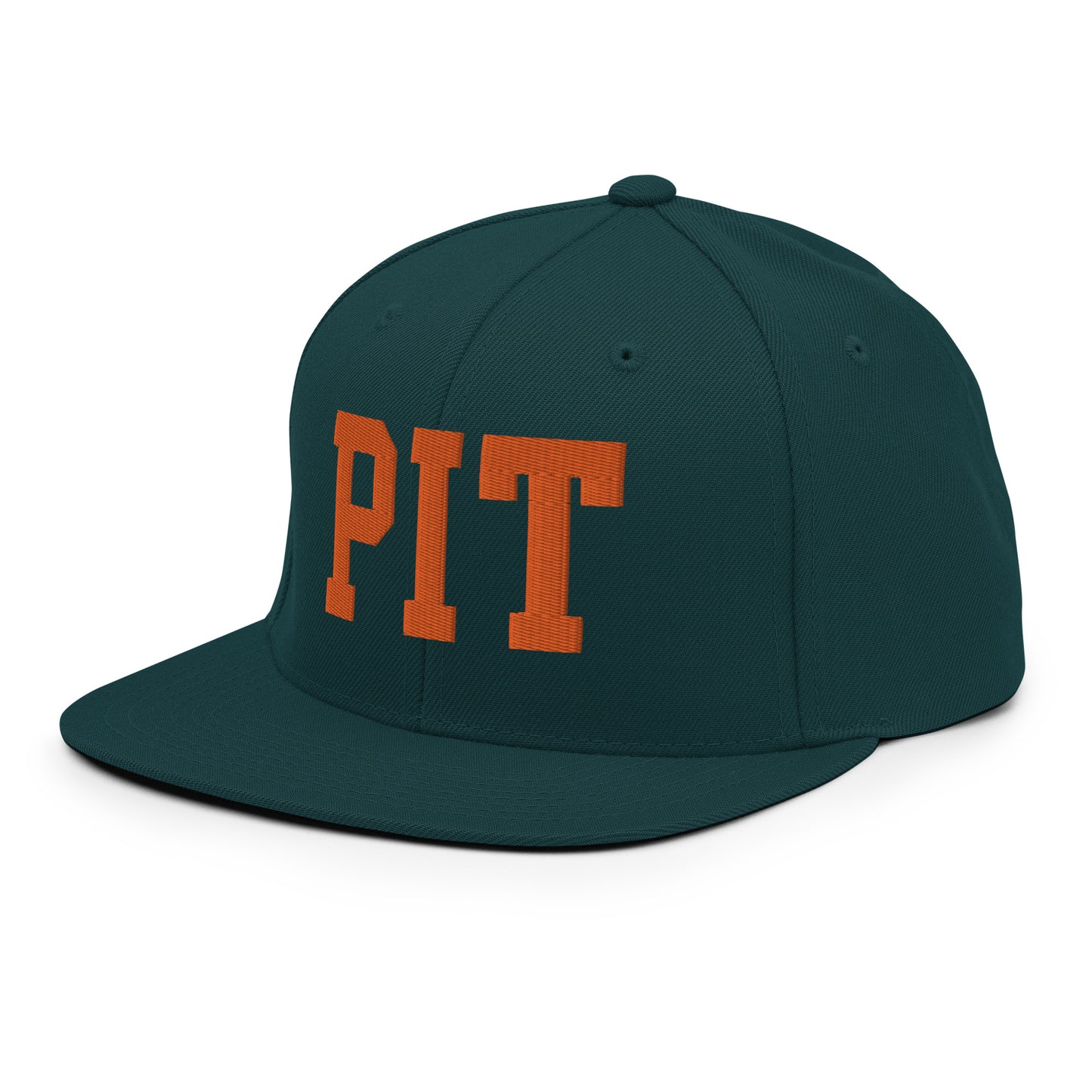 College-Style Classic Snapback Hat • Orange • PIT Pittsburgh • YHM Designs - Image 25