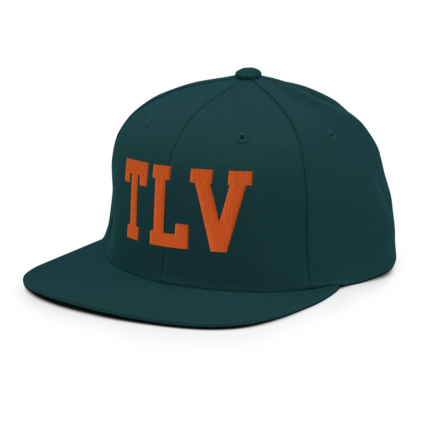 College-Style Classic Snapback Hat • Orange • TLV Tel Aviv • YHM Designs - Image 25