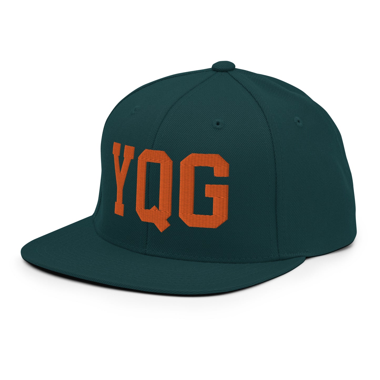 College-Style Classic Snapback Hat • Orange • YQG Windsor • YHM Designs - Image 25