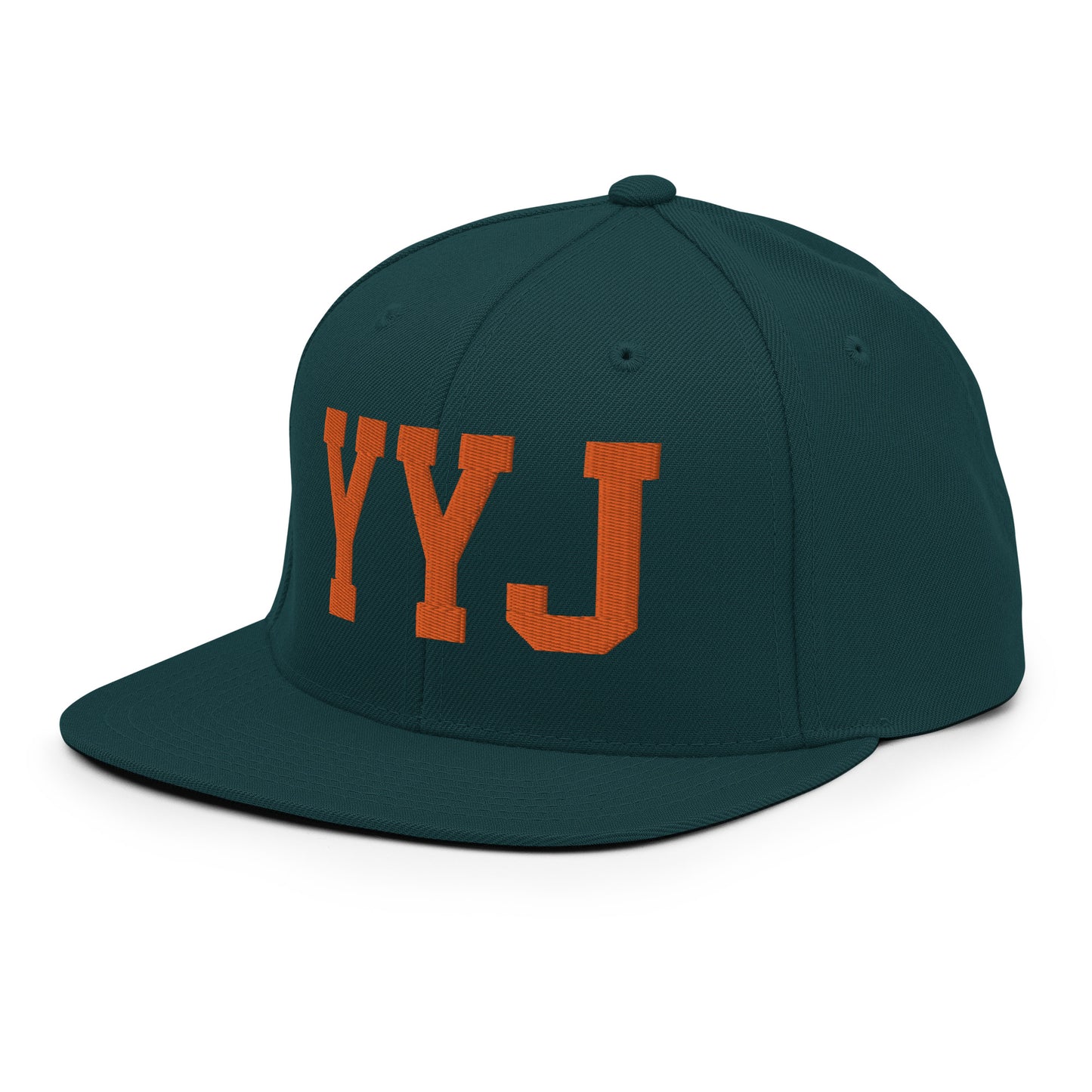 College-Style Classic Snapback Hat • Orange • YYJ Victoria • YHM Designs - Image 25