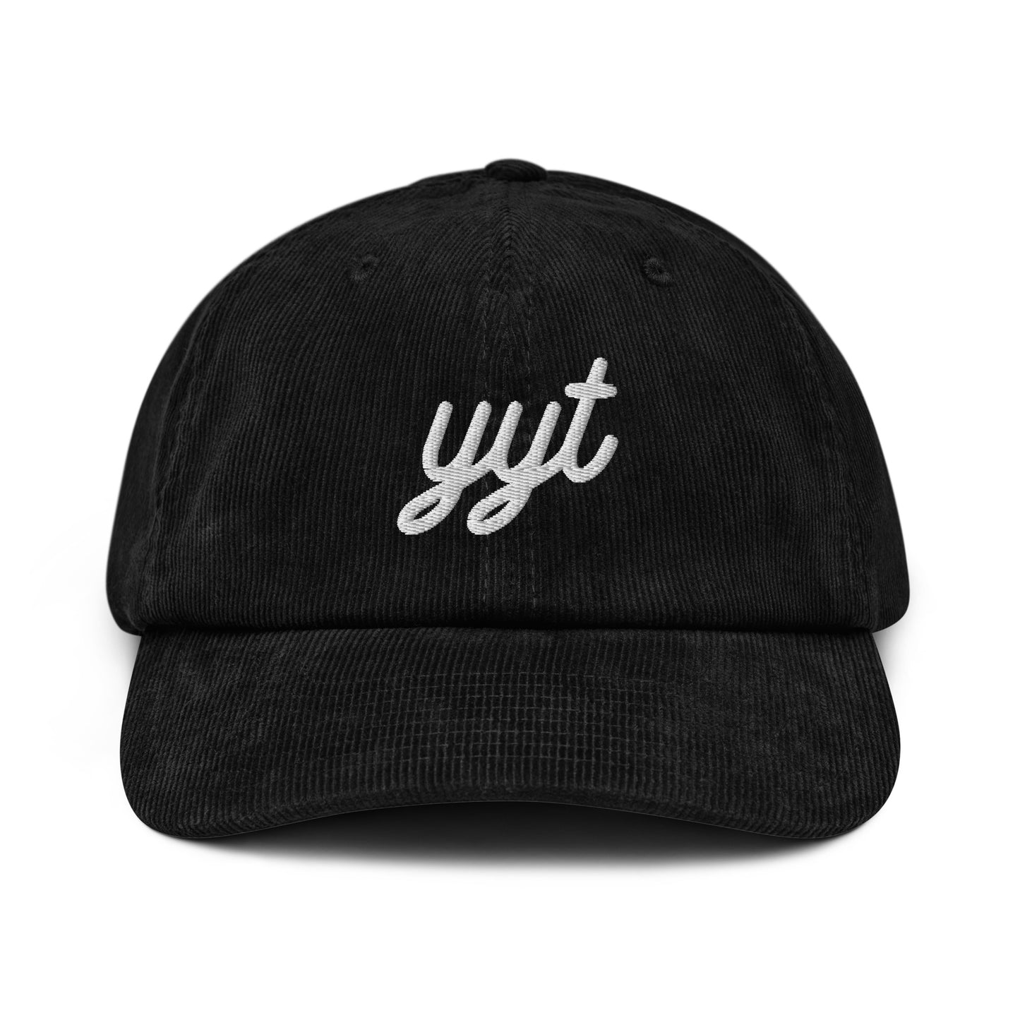 Vintage Script Corduroy Hat - White • YYT St. John's • YHM Designs - Image 13
