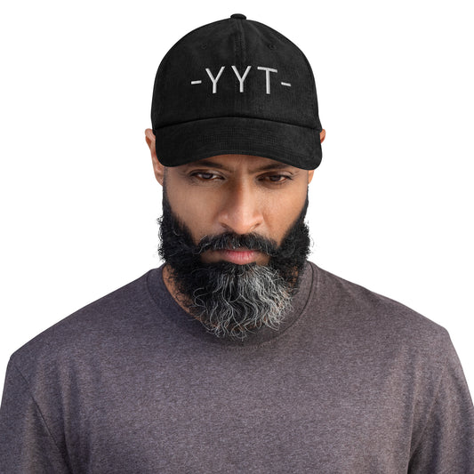 Souvenir Corduroy Hat - White • YYT St. John's • YHM Designs - Image 02