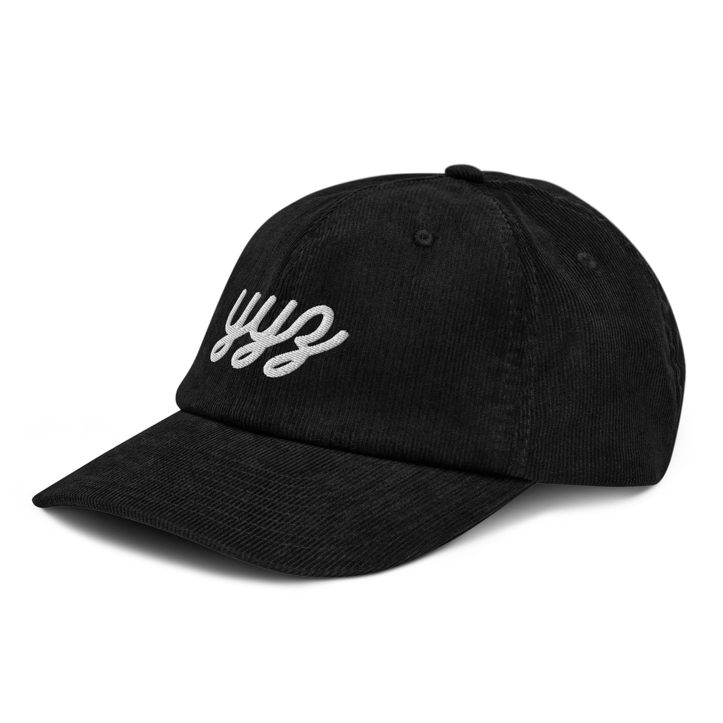 Vintage Script Corduroy Hat - White • YYZ Toronto • YHM Designs - Image 14