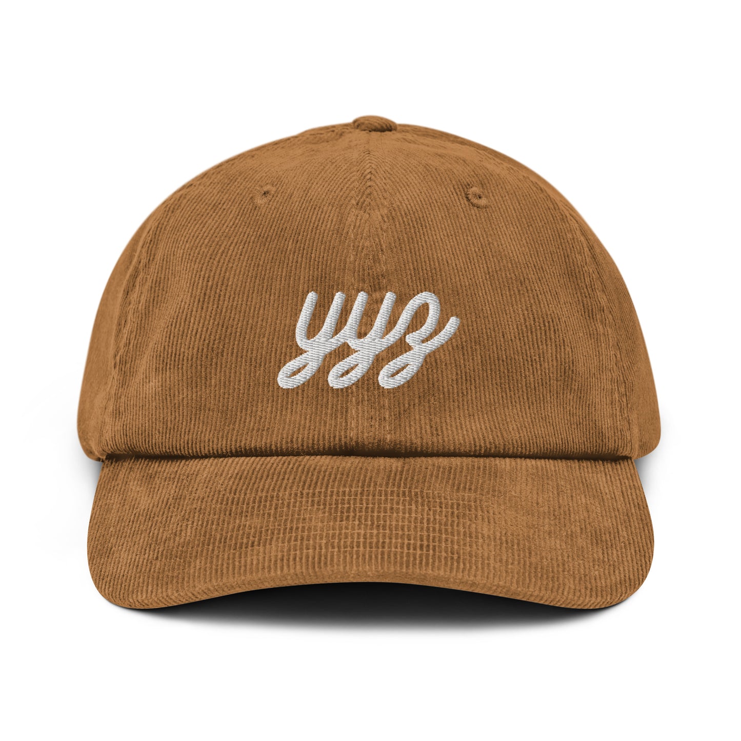 Vintage Script Corduroy Hat - White • YYZ Toronto • YHM Designs - Image 22