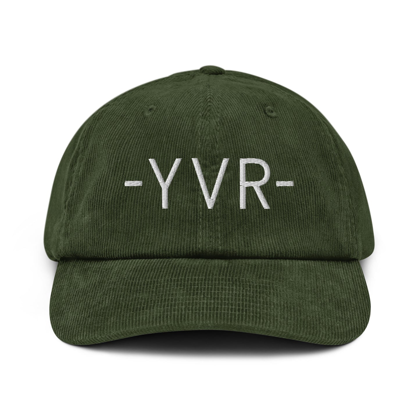 Souvenir Corduroy Hat - White • YVR Vancouver • YHM Designs - Image 16