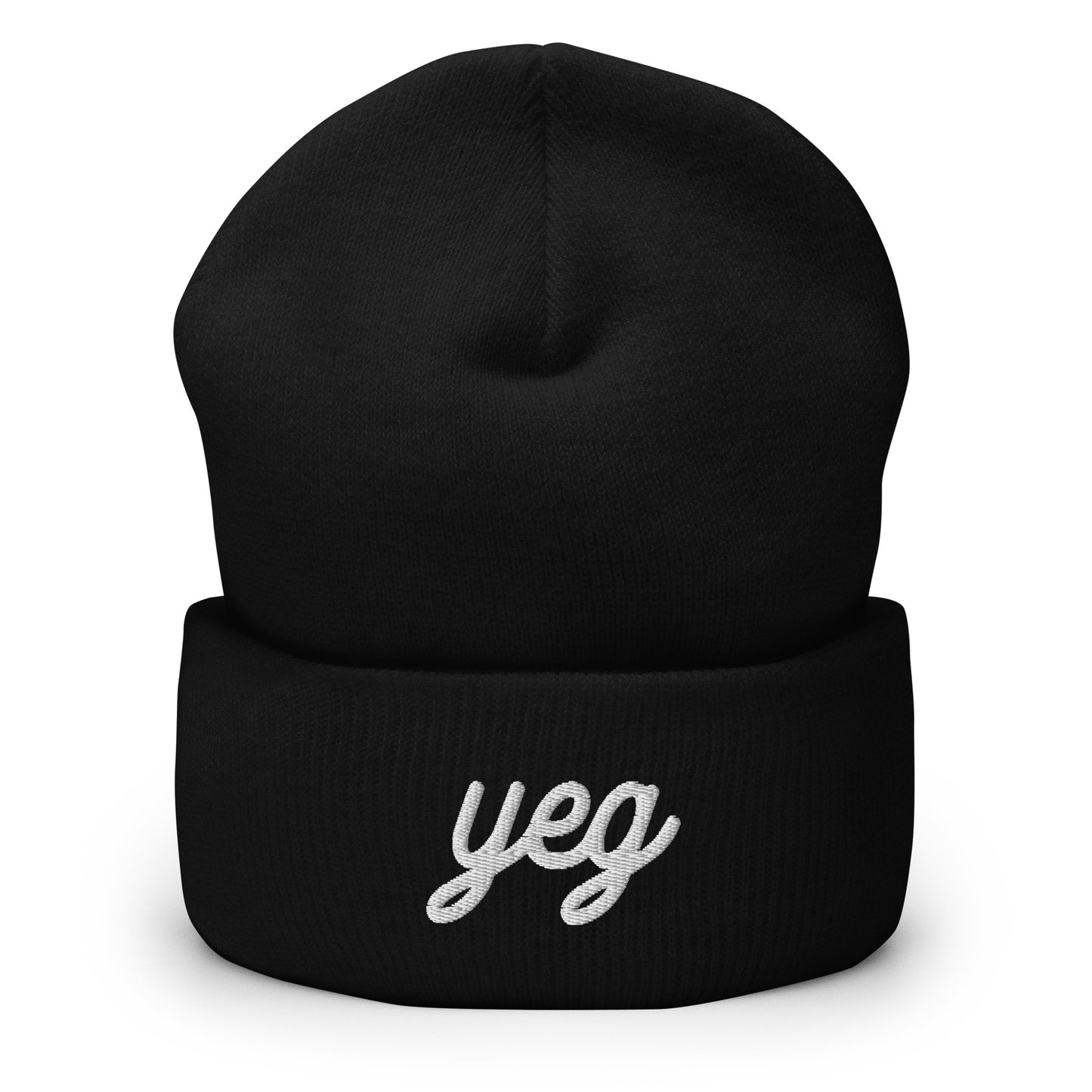 YEG Edmonton Alberta Cuffed Beanie