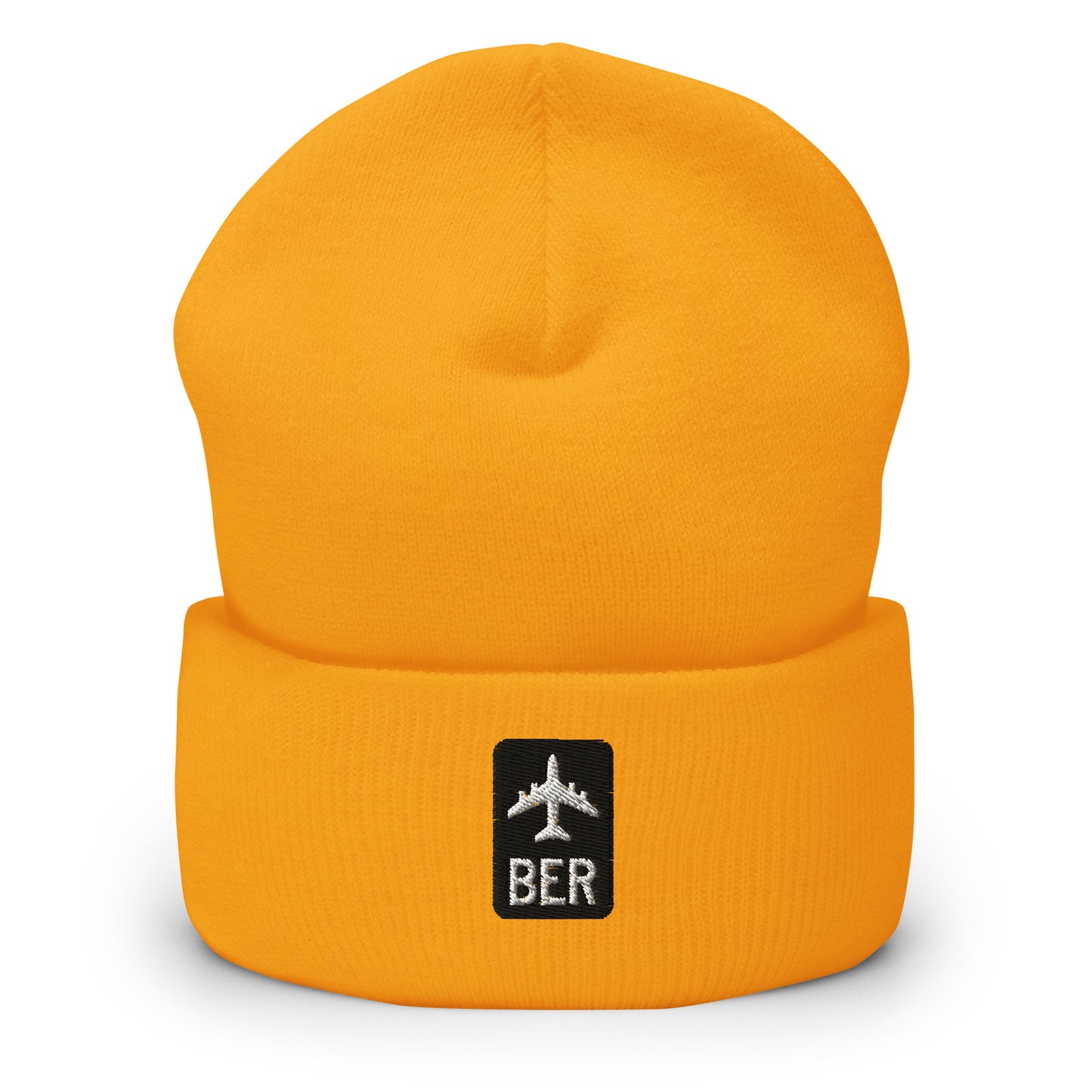 Jetliner Cuffed Beanie • Black/White • BER Berlin • YHM Designs - Image 10
