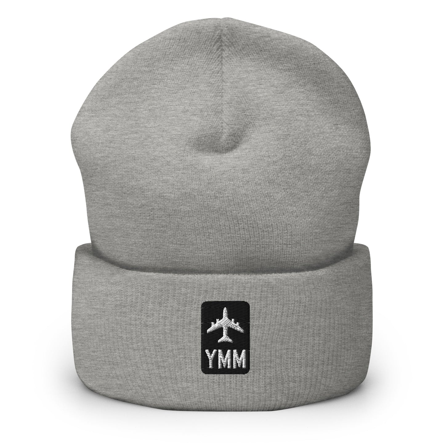 Jetliner Cuffed Beanie • Black/White • YMM Fort McMurray • YHM Designs - Image 09