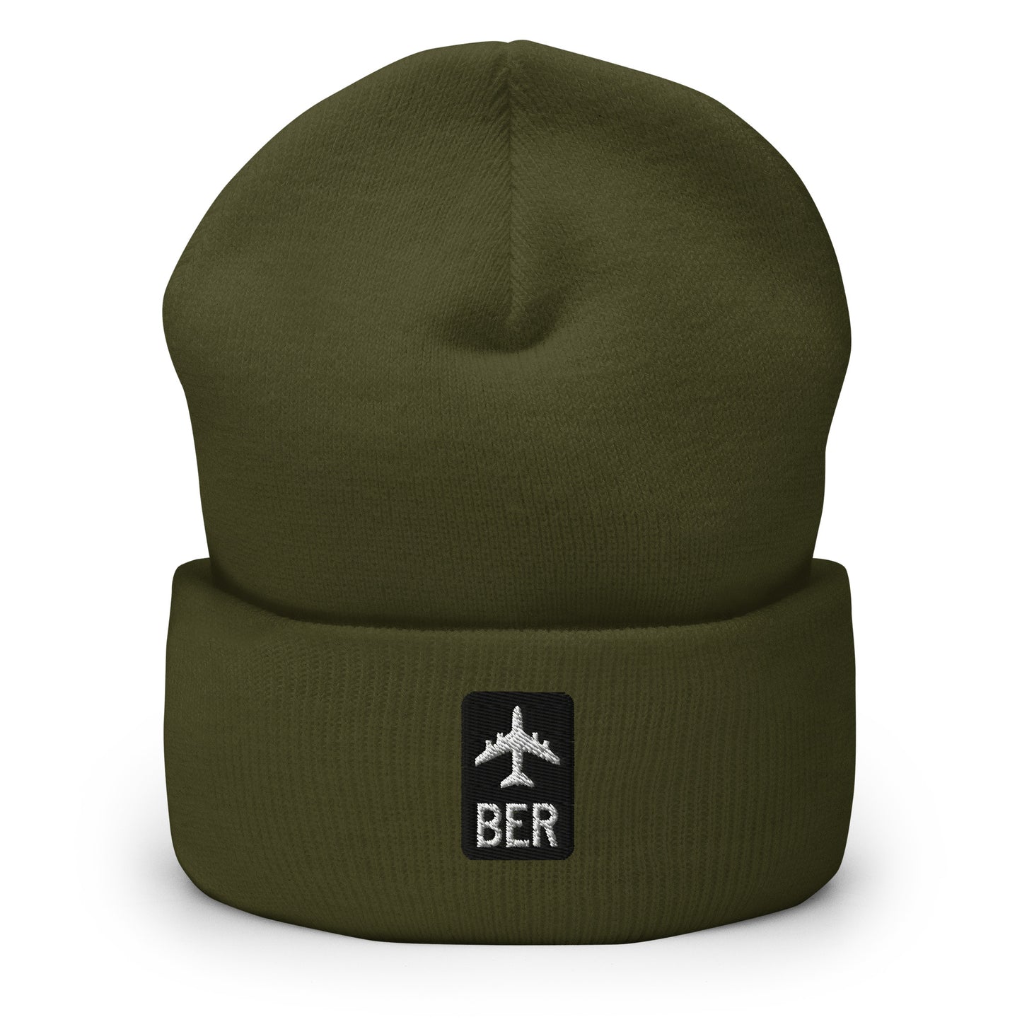 Jetliner Cuffed Beanie • Black/White • BER Berlin • YHM Designs - Image 07