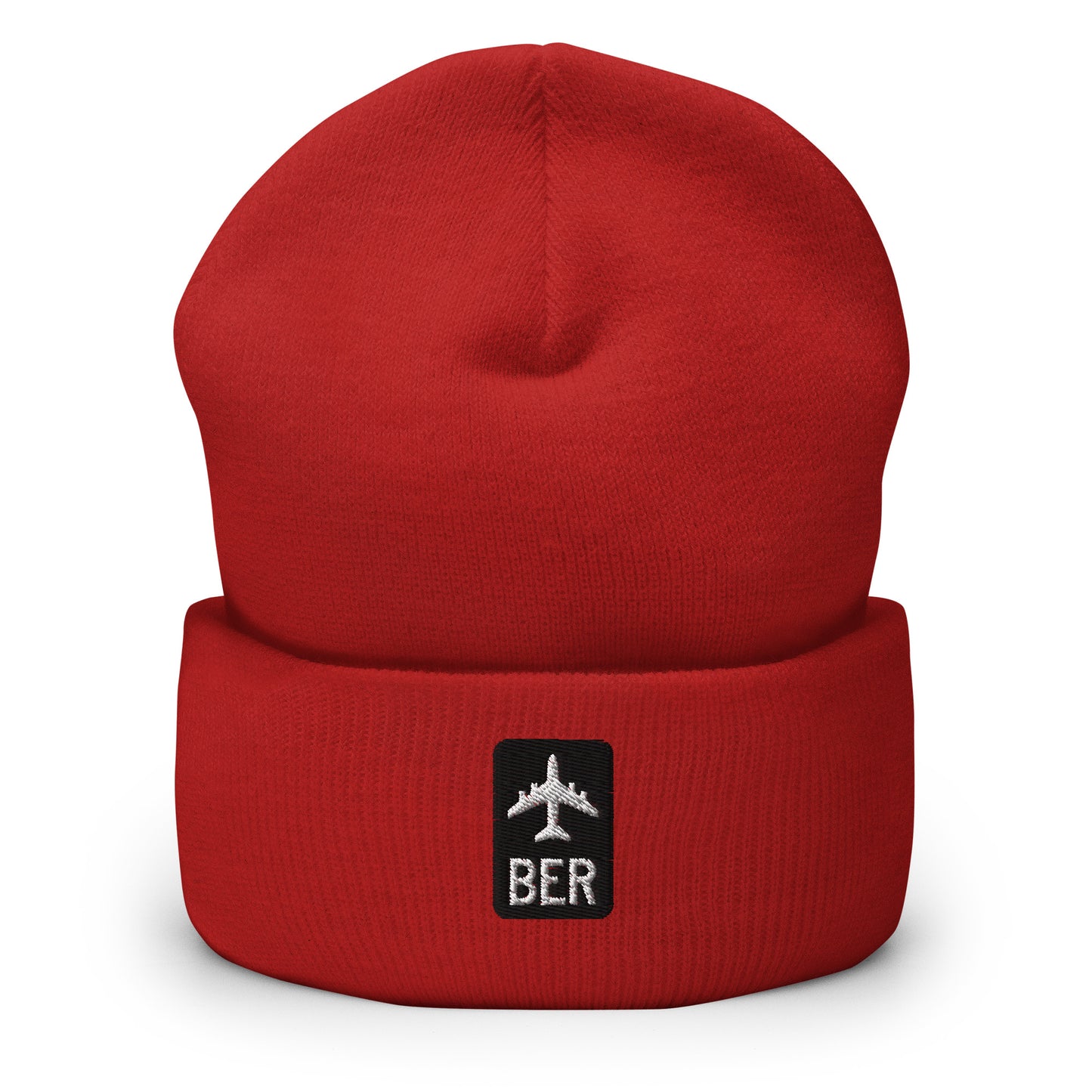 Jetliner Cuffed Beanie • Black/White • BER Berlin • YHM Designs - Image 06