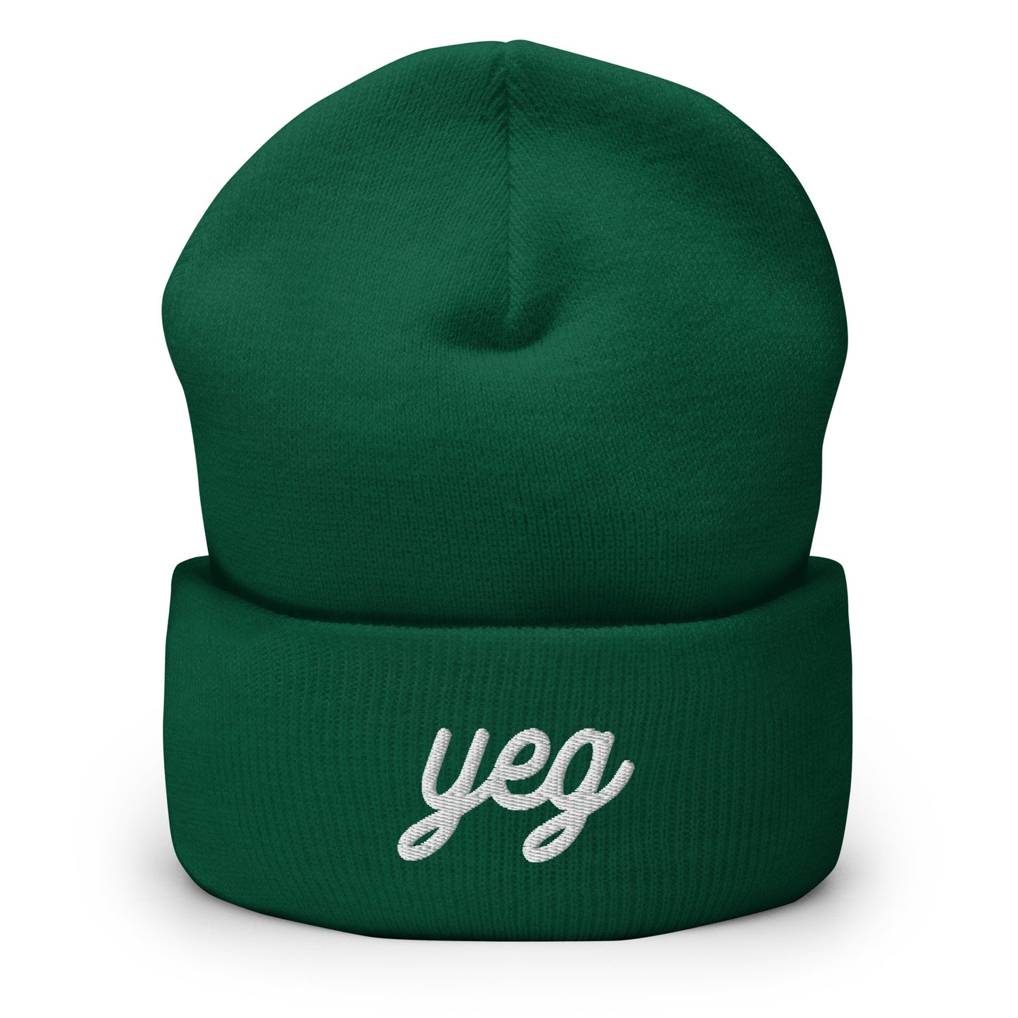 YEG Edmonton Alberta Cuffed Beanie