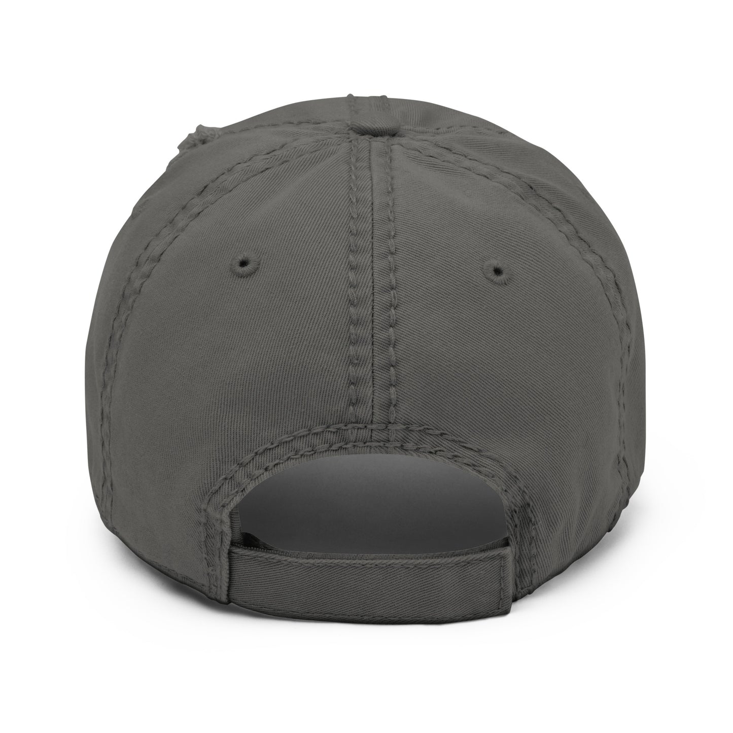 Jetliner Distressed Dad Hat • Grey • MSY New Orleans • YHM Designs - Image 08
