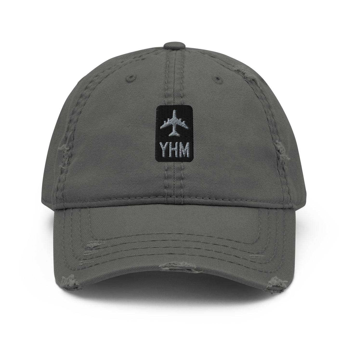 Jetliner Distressed Dad Hat • Grey • YHM Hamilton • YHM Designs - Image 07