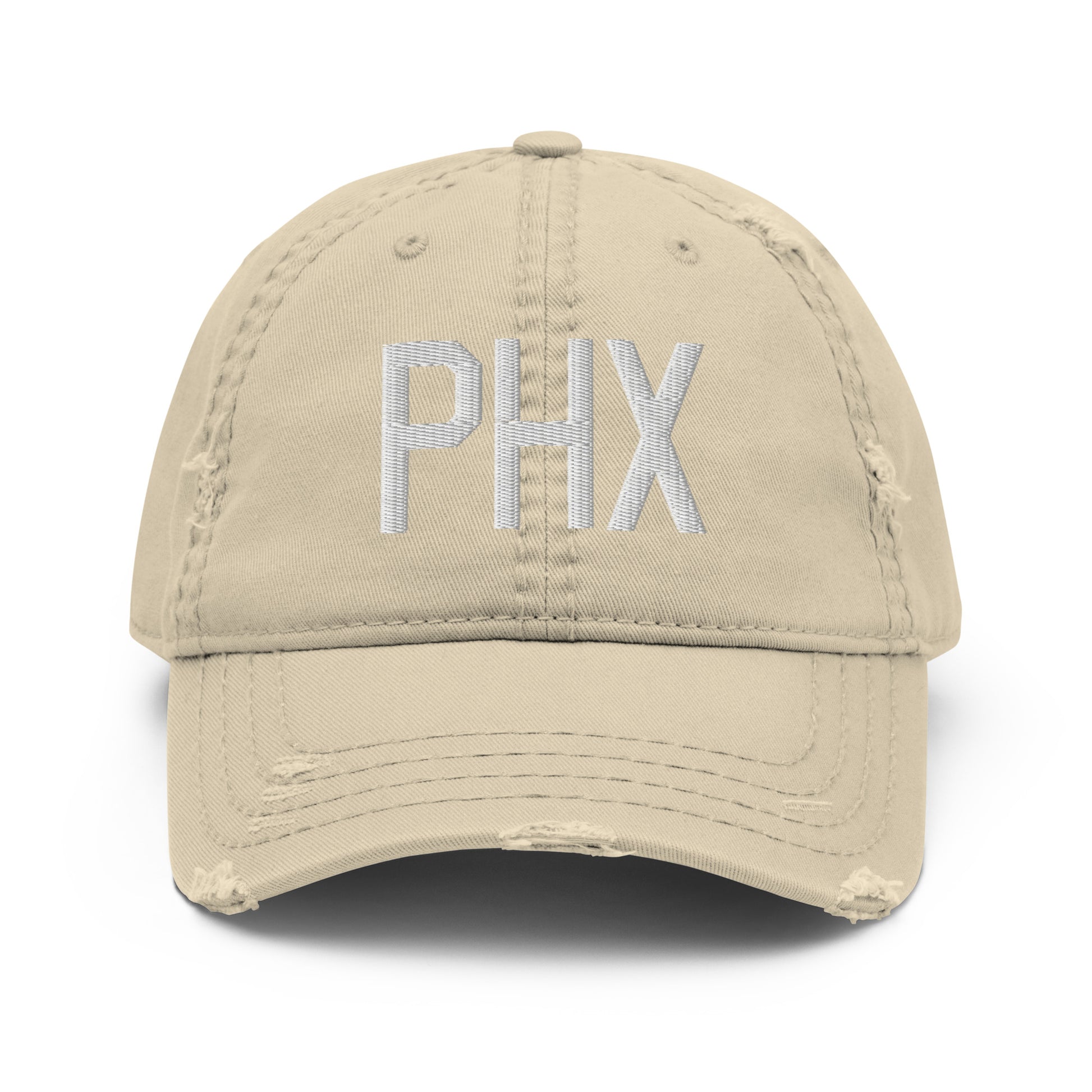 PHX Phoenix Distressed Dad Hat • Air Force Lettering in White • YHM Designs - Image 18