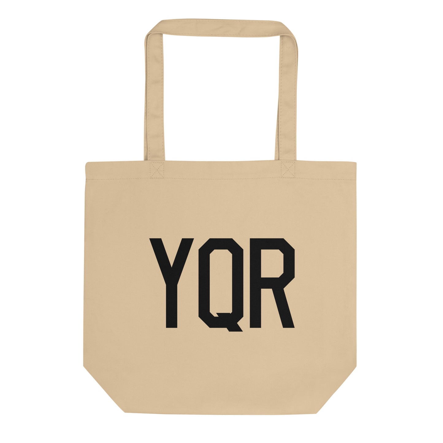 Aviation Gift Organic Tote - Black • YQR Regina • YHM Designs - Image 01