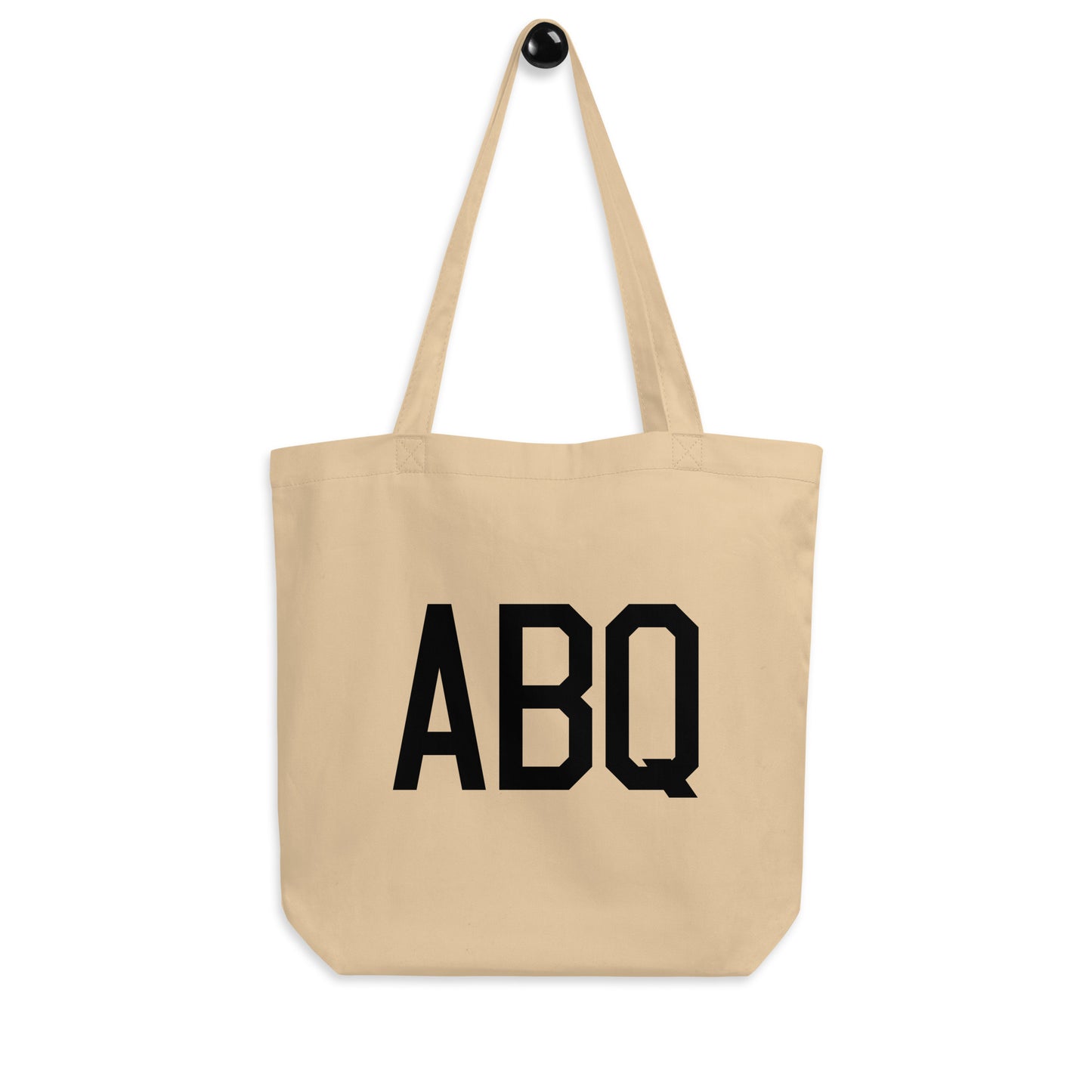 Aviation Gift Organic Tote - Black • ABQ Albuquerque • YHM Designs - Image 04