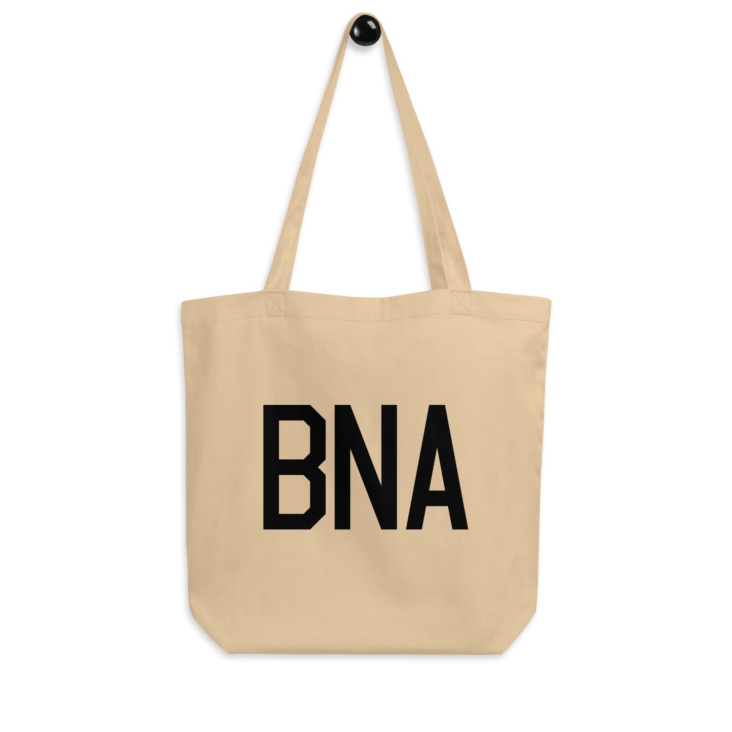 Aviation Gift Organic Tote - Black • BNA Nashville • YHM Designs - Image 04