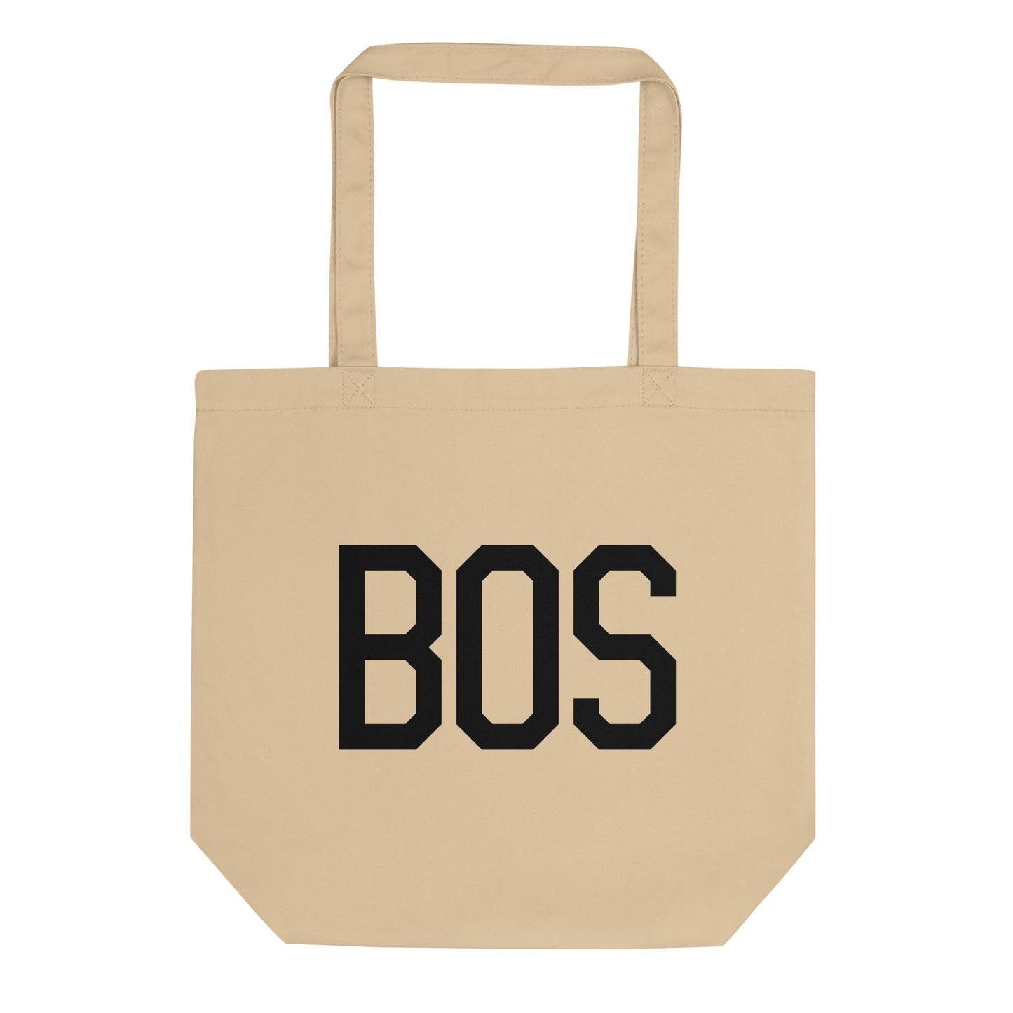 Aviation Gift Organic Tote - Black • BOS Boston • YHM Designs - Image 01