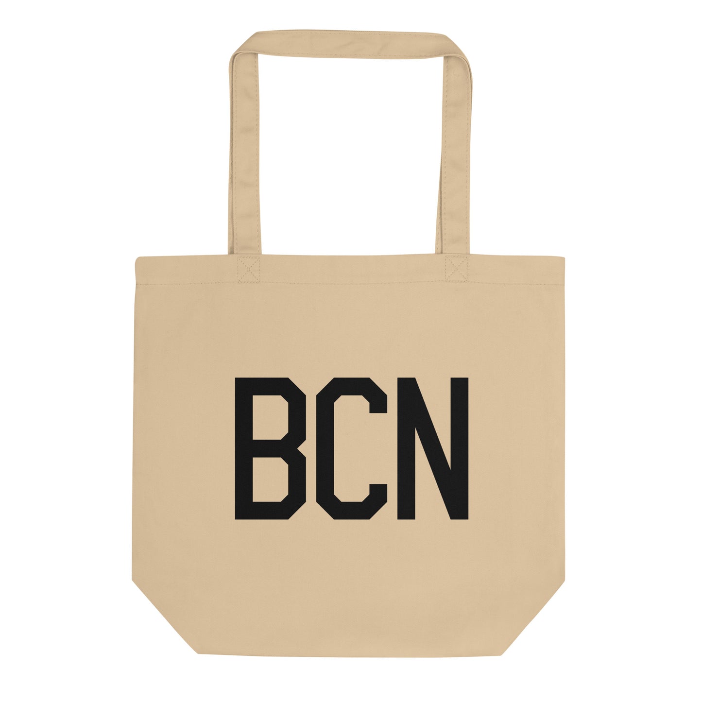 Aviation Gift Organic Tote - Black • BCN Barcelona • YHM Designs - Image 01