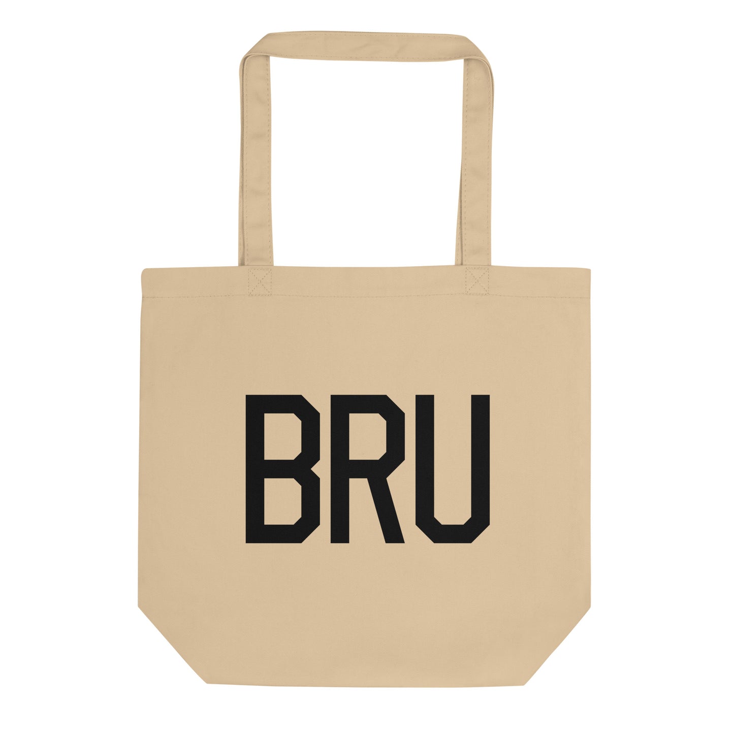 Aviation Gift Organic Tote - Black • BRU Brussels • YHM Designs - Image 01