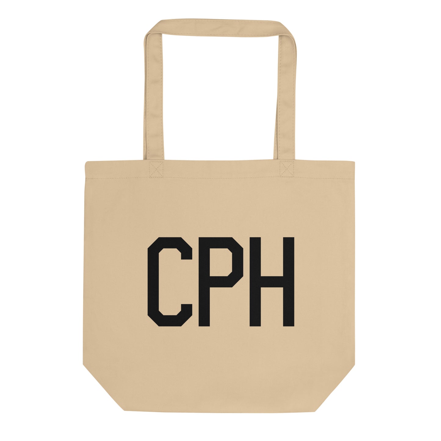 Aviation Gift Organic Tote - Black • CPH Copenhagen • YHM Designs - Image 01
