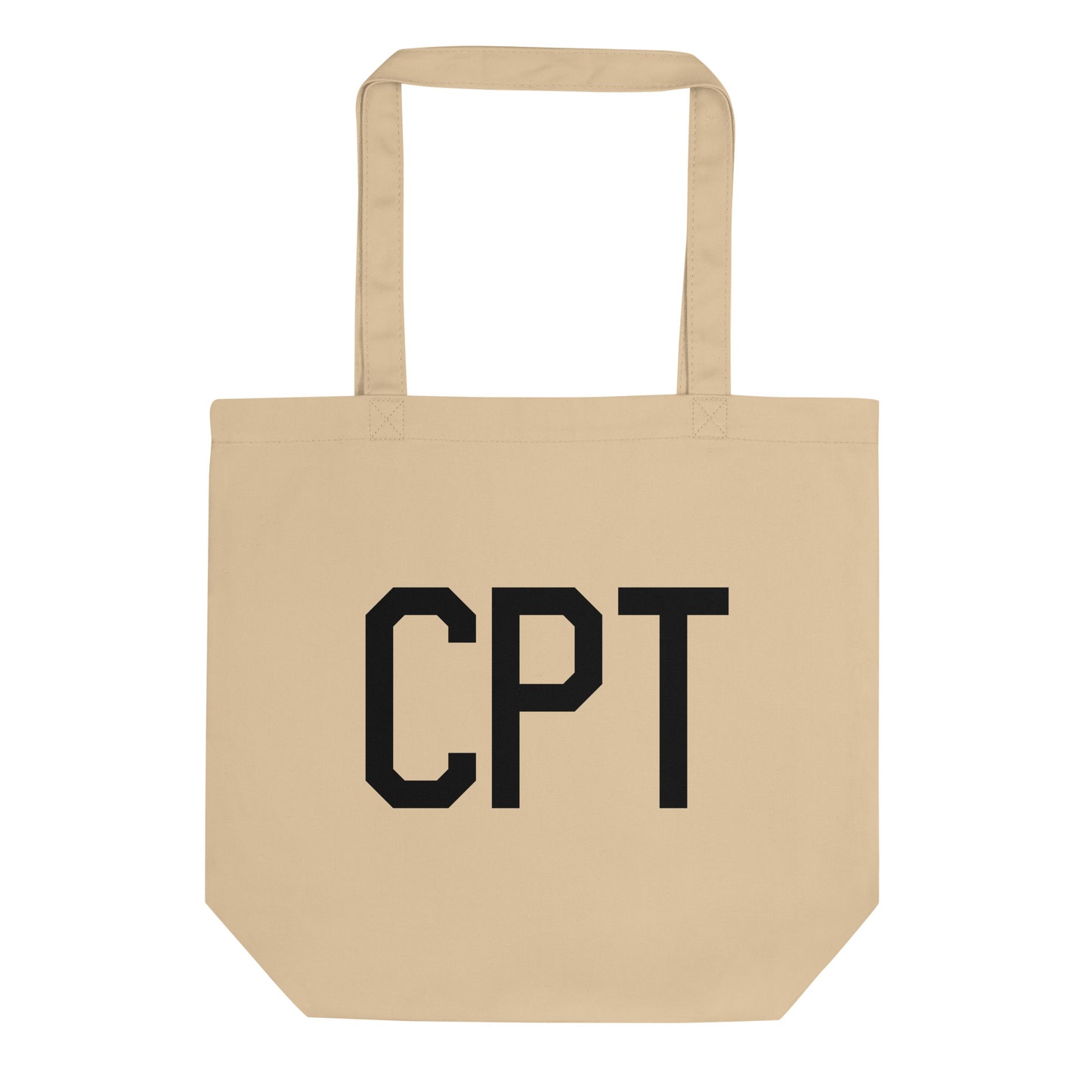Aviation Gift Organic Tote - Black • CPT Cape Town • YHM Designs - Image 01