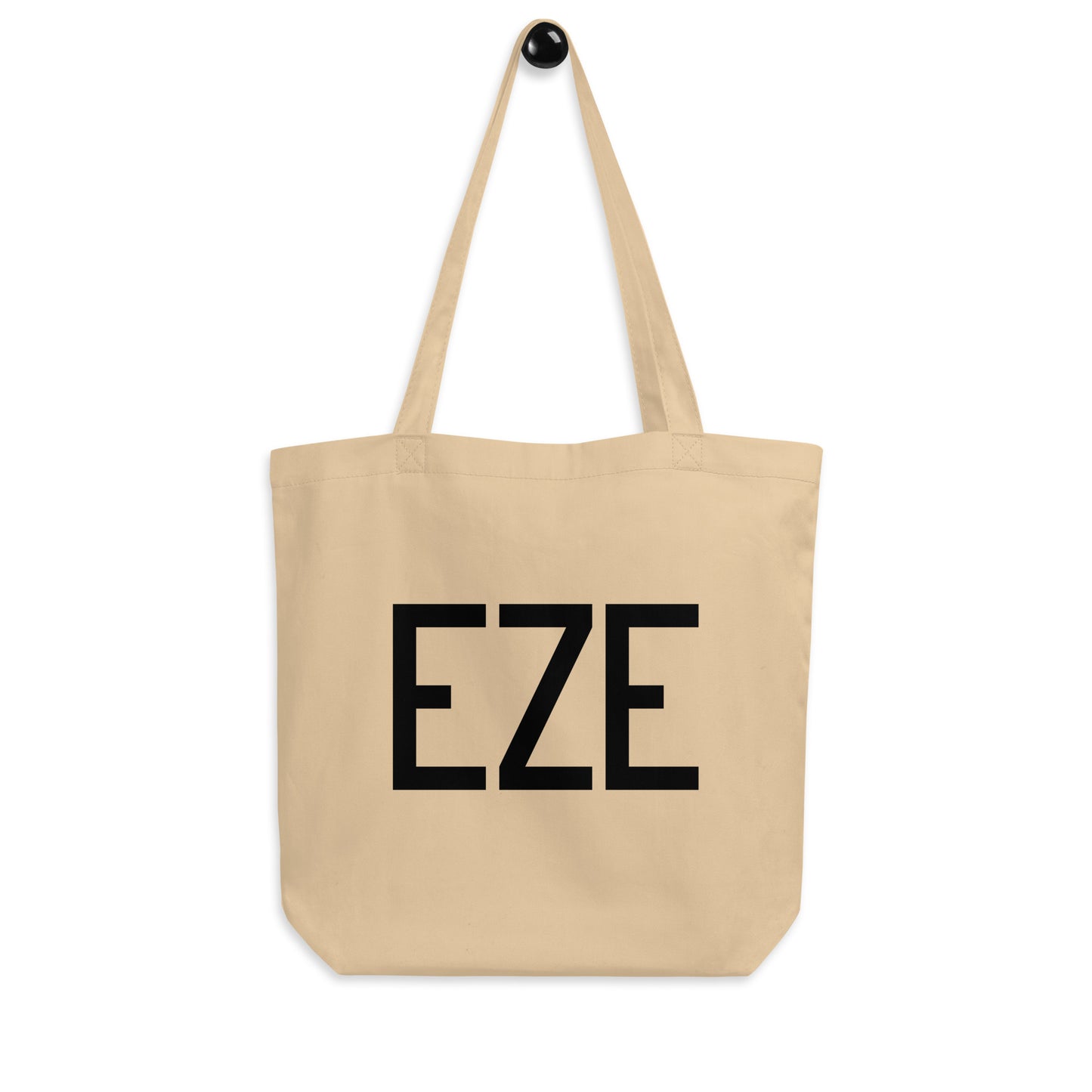 Aviation Gift Organic Tote - Black • EZE Buenos Aires • YHM Designs - Image 04