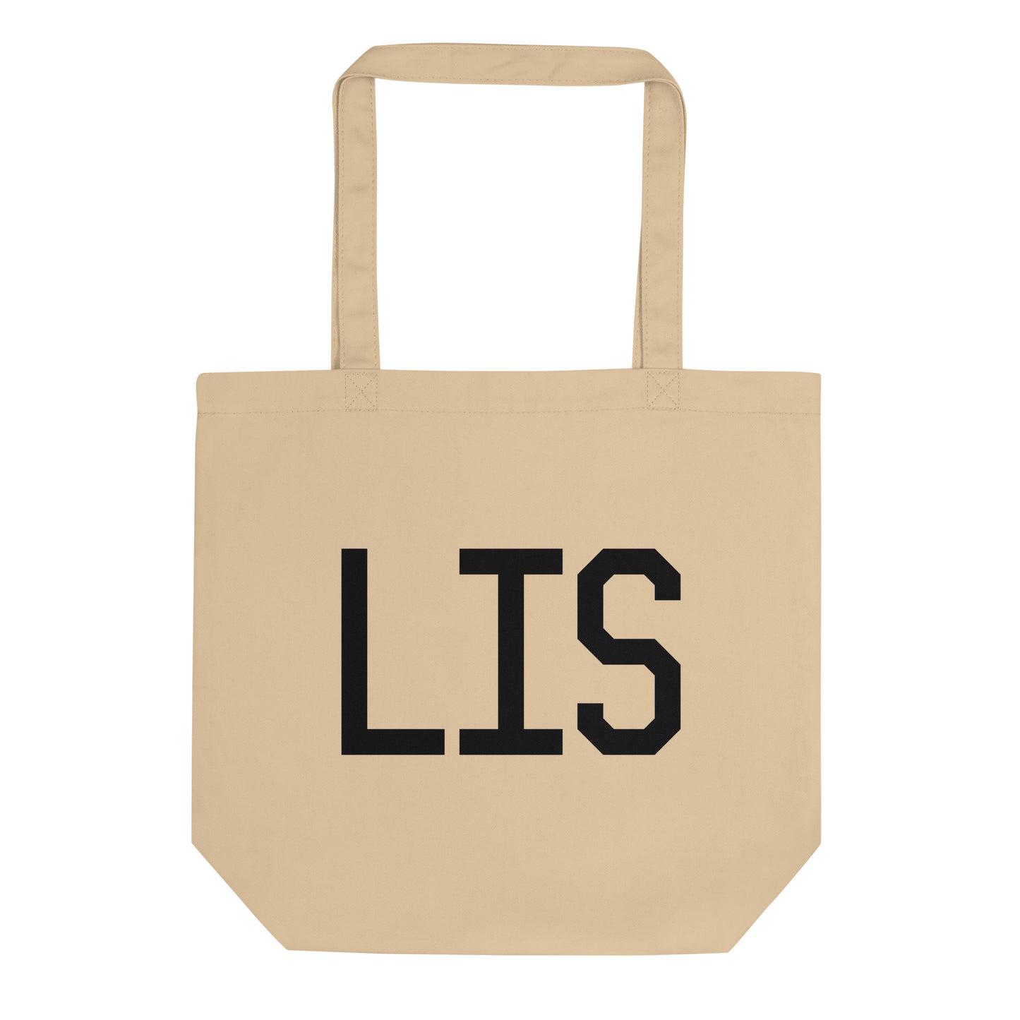 Aviation Gift Organic Tote - Black • LIS Lisbon • YHM Designs - Image 01