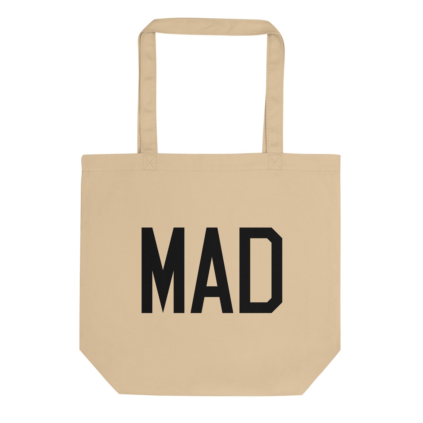 Aviation Gift Organic Tote - Black • MAD Madrid • YHM Designs - Image 01