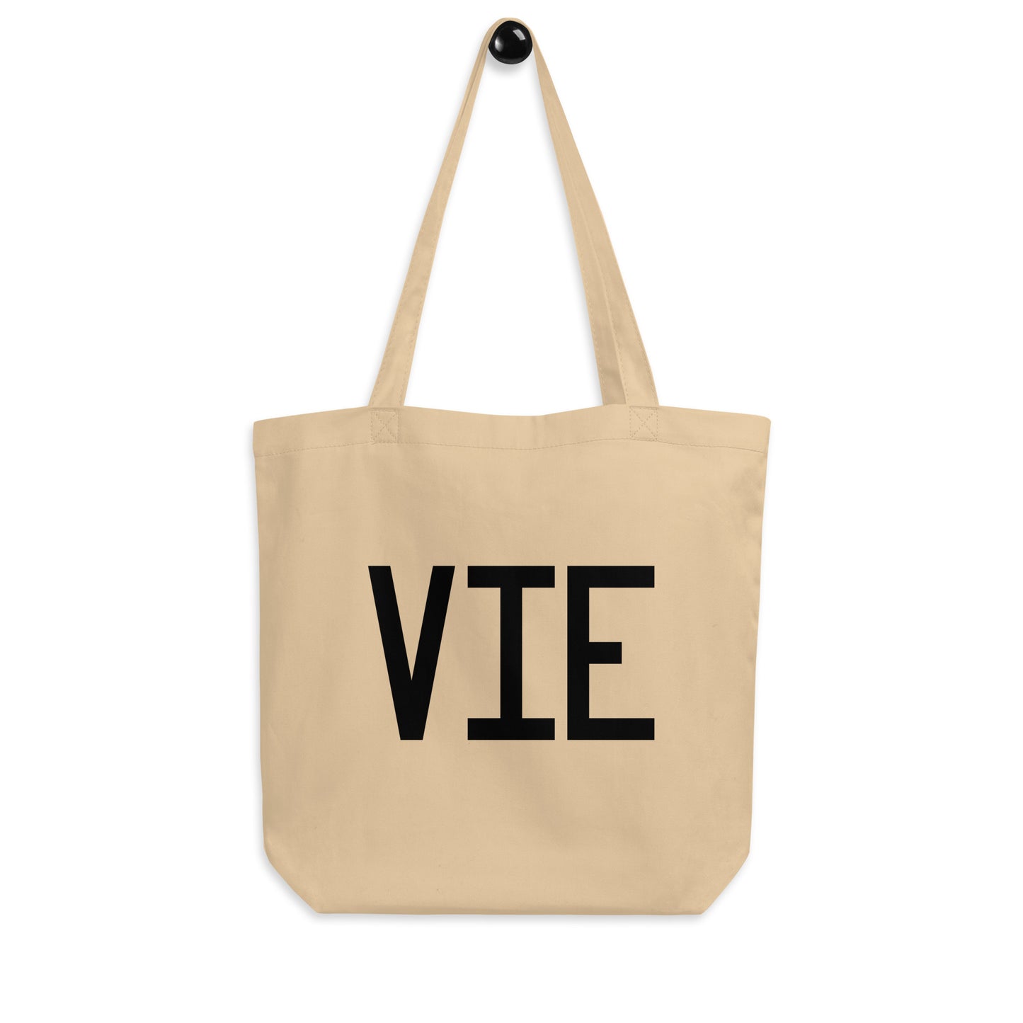 Aviation Gift Organic Tote - Black • VIE Vienna • YHM Designs - Image 04