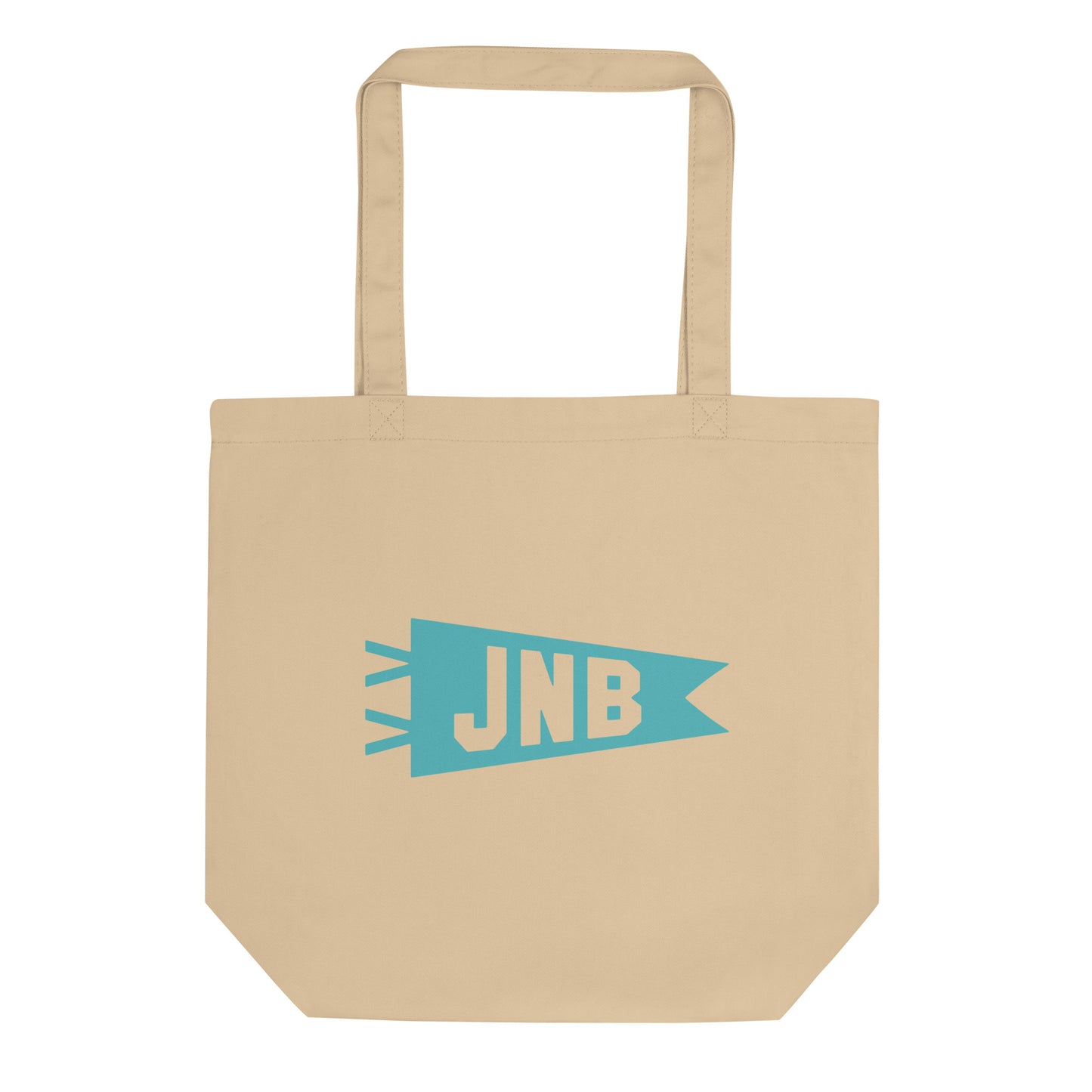 Cool Travel Gift Organic Tote Bag - Viking Blue • JNB Johannesburg • YHM Designs - Image 01