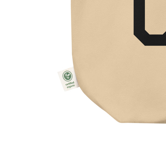 CVG Cincinnati Organic Tote Bag • Air Force Lettering in Black • YHM Designs - Image 02