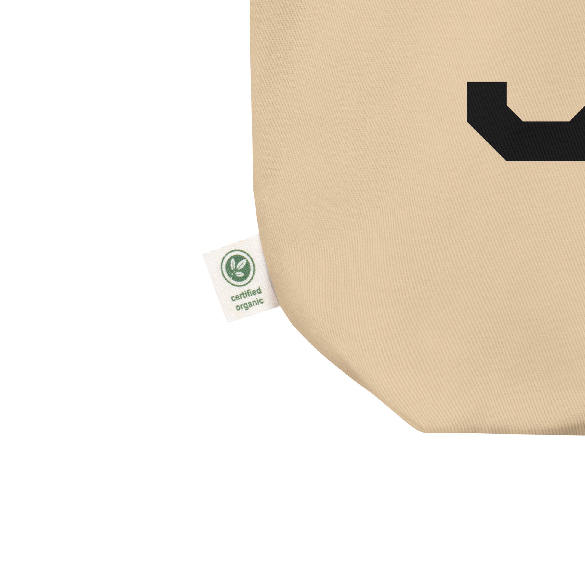 JNB Johannesburg Organic Tote Bag • Air Force Lettering in Black • YHM Designs - Image 02