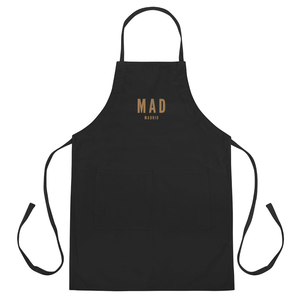 City Embroidered Apron - Old Gold • MAD Madrid • YHM Designs - Image 11