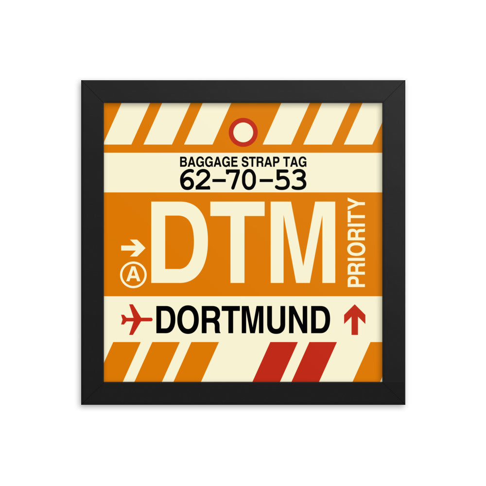Travel-Themed Framed Print • DTM Dortmund Souvenir • YHM Designs - Image 01