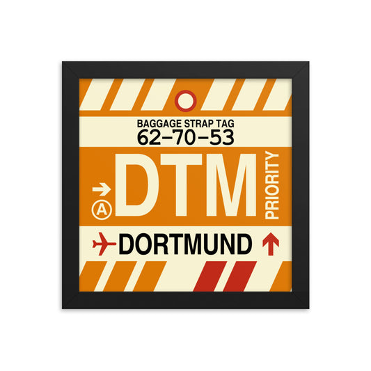 Travel-Themed Framed Print • DTM Dortmund Souvenir • YHM Designs - Image 01