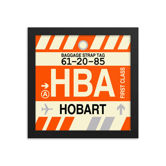 Travel-Themed Framed Print • HBA Hobart • YHM Designs - Image 01