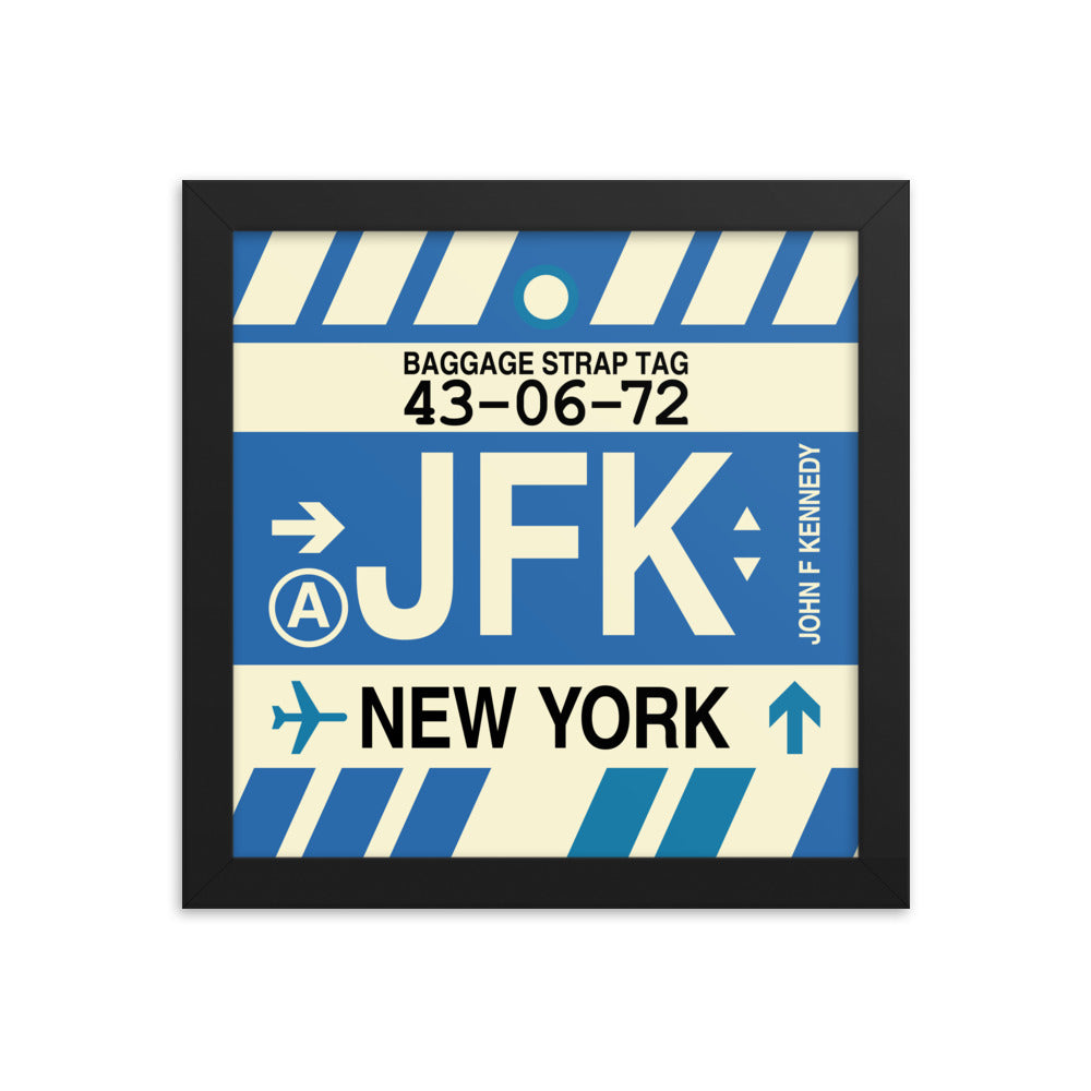 New York City New York Prints and Wall Art • JFK Airport Code
