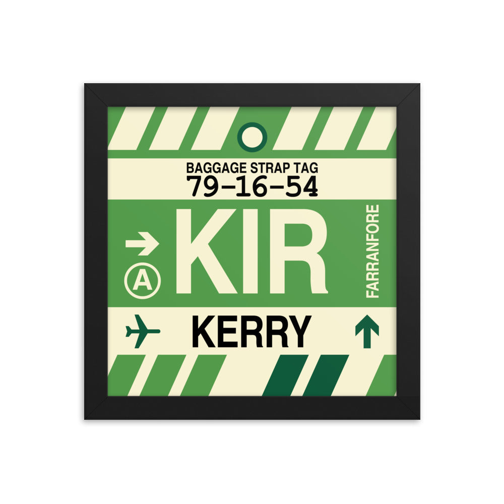 Travel-Themed Framed Print • KIR Kerry Souvenir • YHM Designs - Image 01