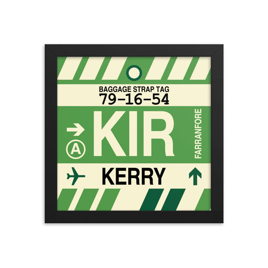 Travel-Themed Framed Print • KIR Kerry Souvenir • YHM Designs - Image 01