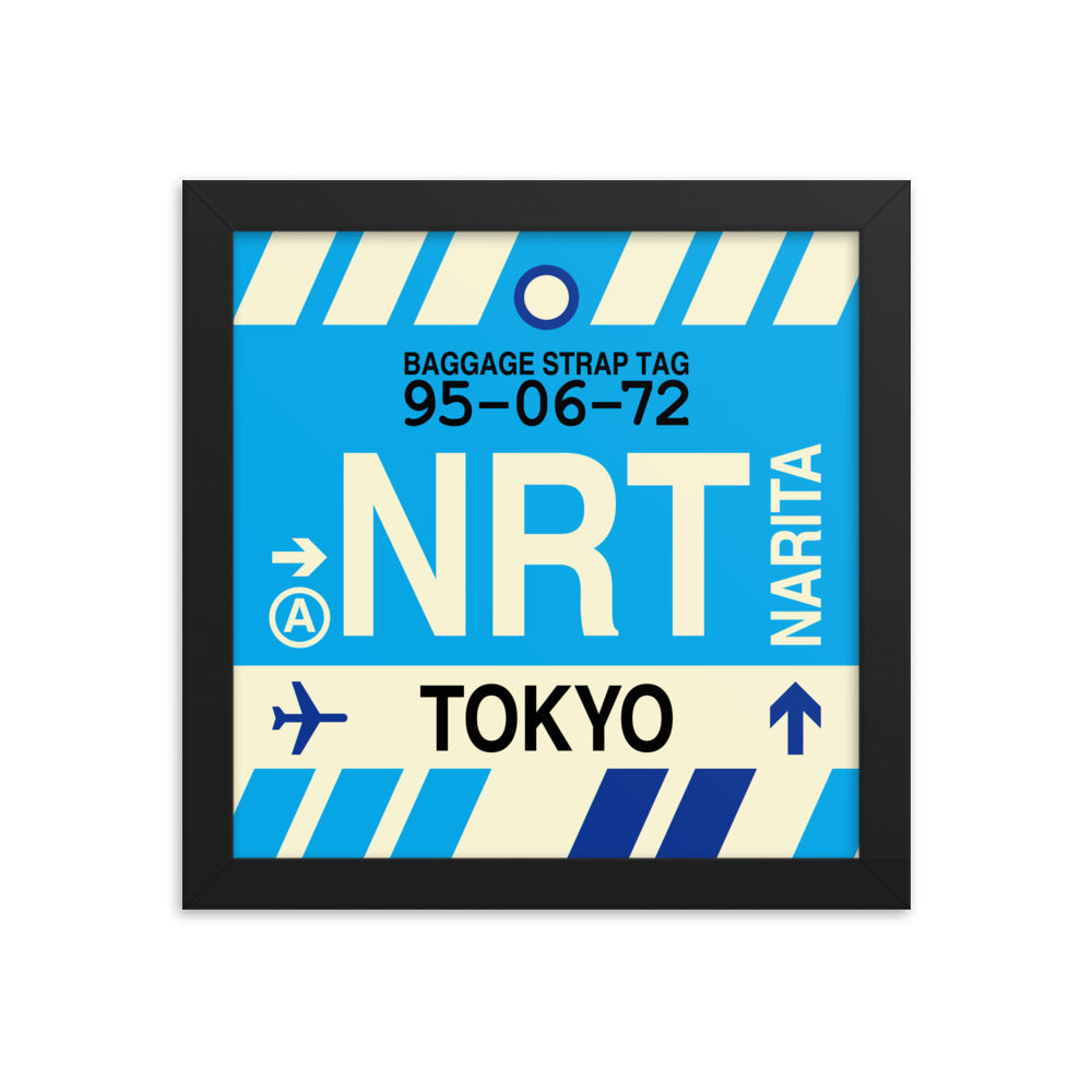 Travel-Themed Framed Print • NRT Tokyo Souvenir • YHM Designs - Image 01