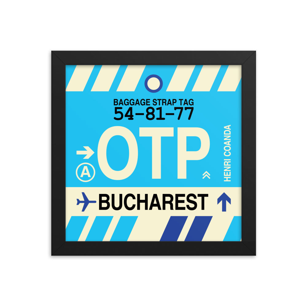 Travel-Themed Framed Print • OTP Bucharest Souvenir • YHM Designs - Image 01