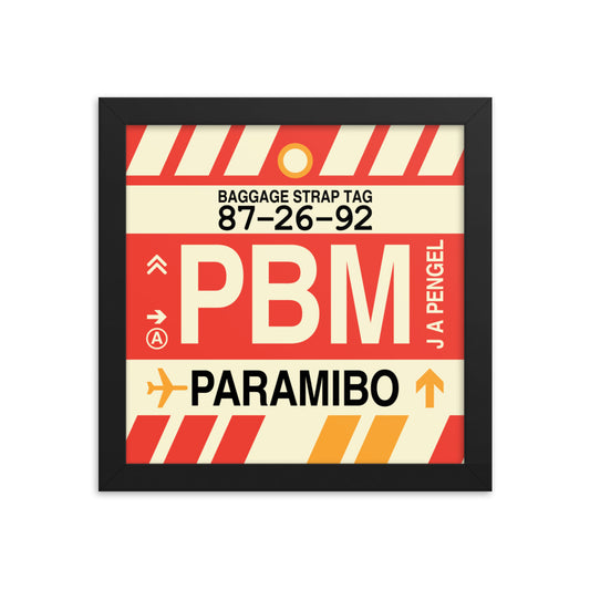 Travel-Themed Framed Print • PBM Paramibo • YHM Designs - Image 01