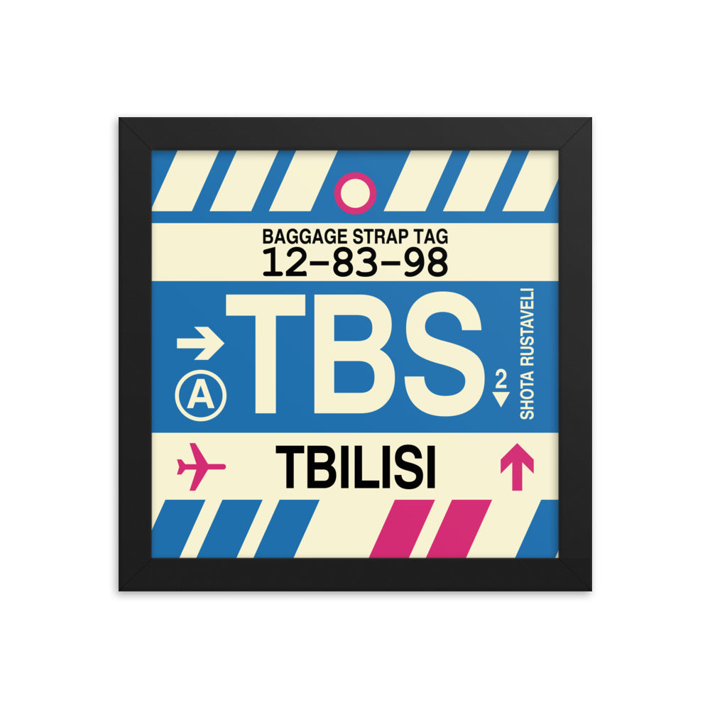Travel-Themed Framed Print • TBS Tbilisi Souvenir • YHM Designs - Image 01