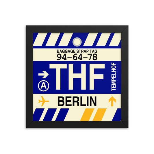 Travel-Themed Framed Print • THF Berlin Souvenir • YHM Designs - Image 01