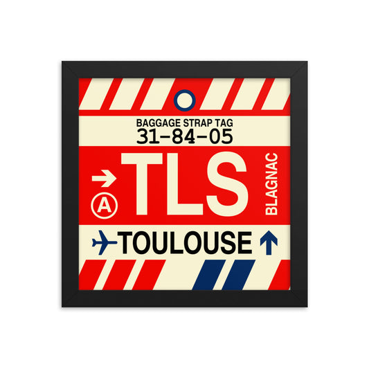 Travel-Themed Framed Print • TLS Toulouse Souvenir • YHM Designs - Image 01