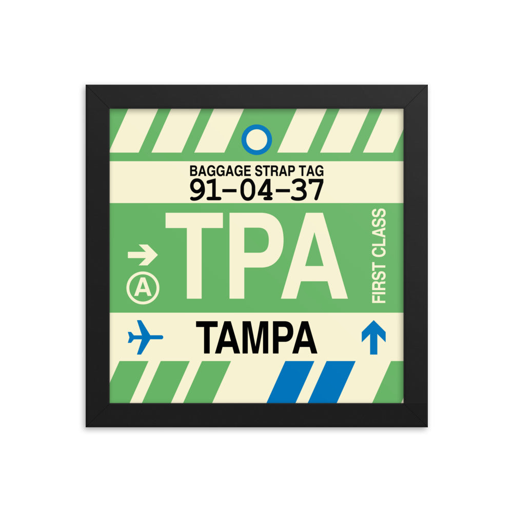 Tampa Florida Prints and Wall Art • TPA Airport Code